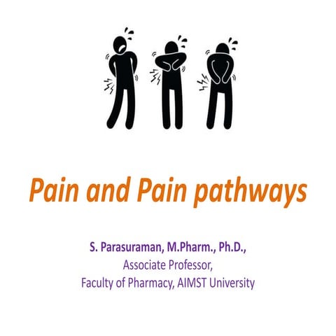 Pathophysiology pain and pain pathways
