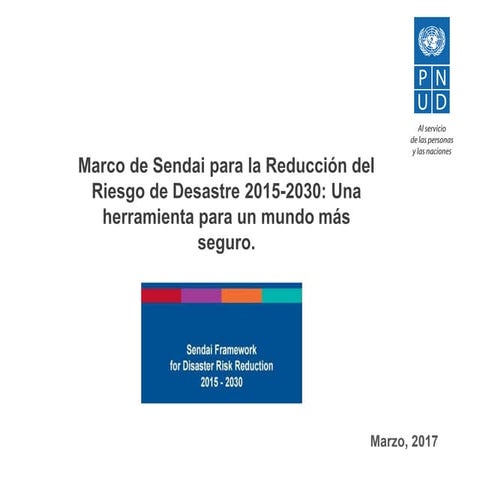 Marco SENDAI. PNUD Venezuela