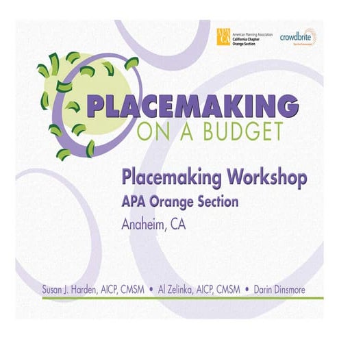 Placemaking On A Budget