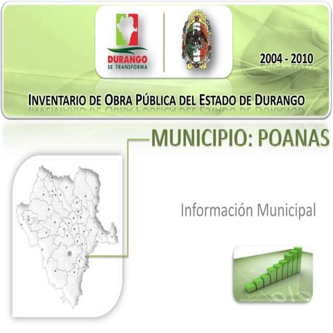 Poanas - Inventario de Obra Pública 2004 -2010