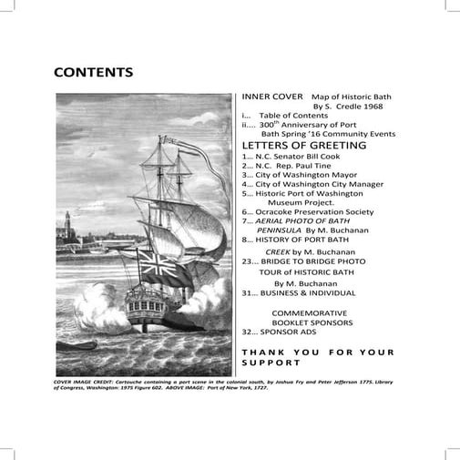 300TH PORT BATH SOUVENIR 5.5.15 PRINTERS PROOF