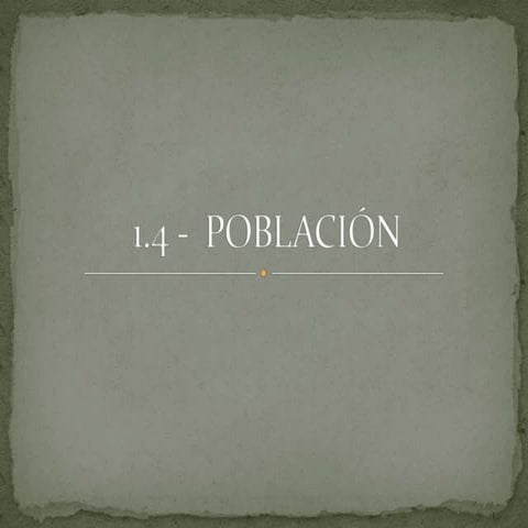 Ecología - Población.