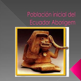 Población inicial del ecuador aborigem
