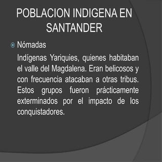 Poblacion indigena santandeeana