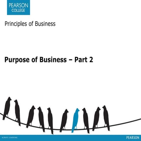 Po b lecture 2   purpose of business students