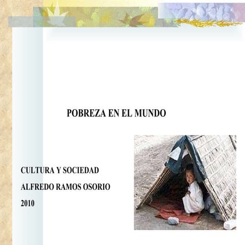 pobreza.ppt economia 2 de secundaria pobreza | PPT