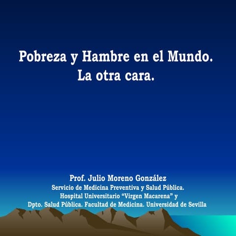 El hambre y la pobreza en el mundo 2 | PPTX