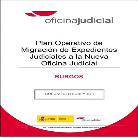 Plan Operativo de Migración de Expedientes Judiciales a la Oficina Judicial d...