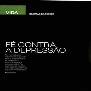éPoca   fé contra a depressão - 11....