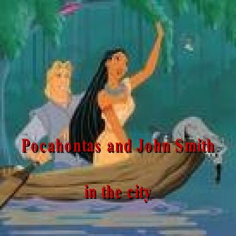 Pocahontas and john smith