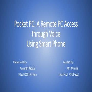 Pocket pc