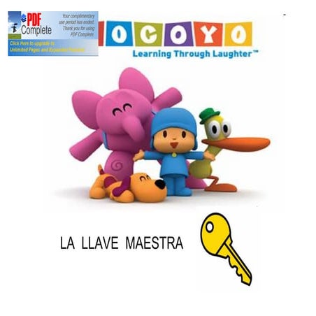 Pocoyo la llave maestra