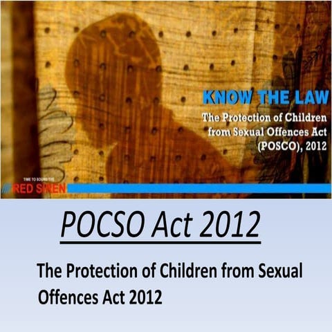  POCSO ACT 2012
