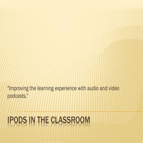 Podacst presentation