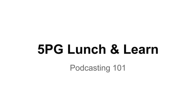 Podcast101