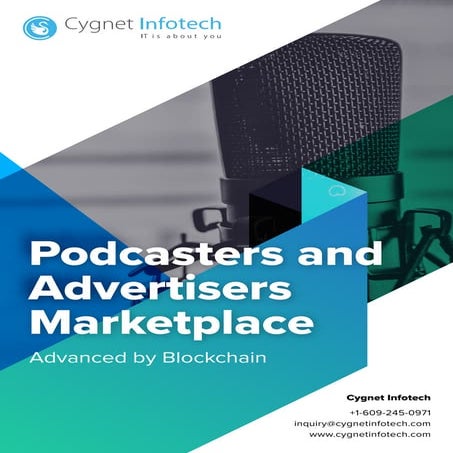 Podcasters and Advertisers Marketplace on Blockchain