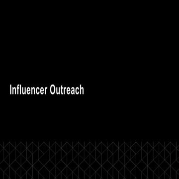 Podcasters + influencer outreach