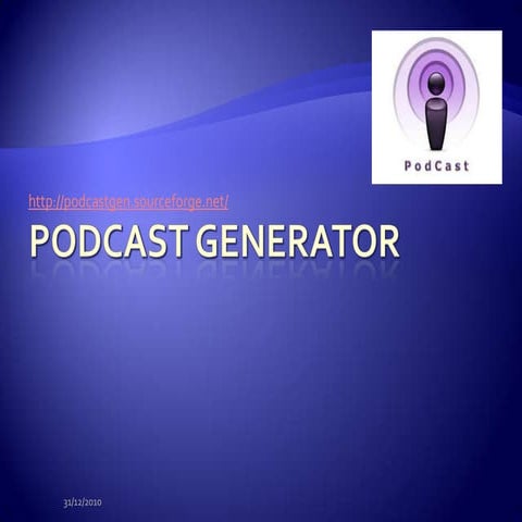Podcast generator
