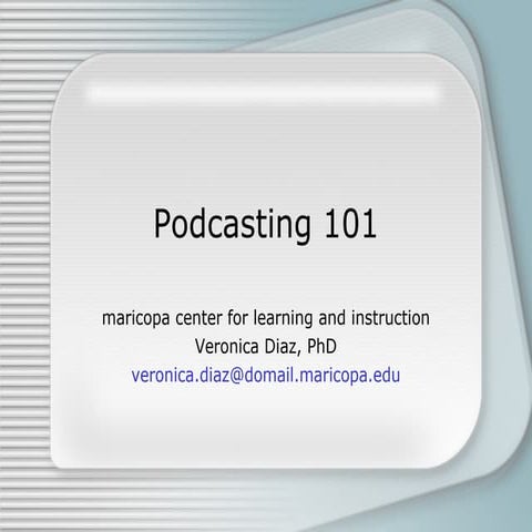 Podcasting 101