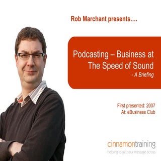Podcasting - Business at the Speed ...
