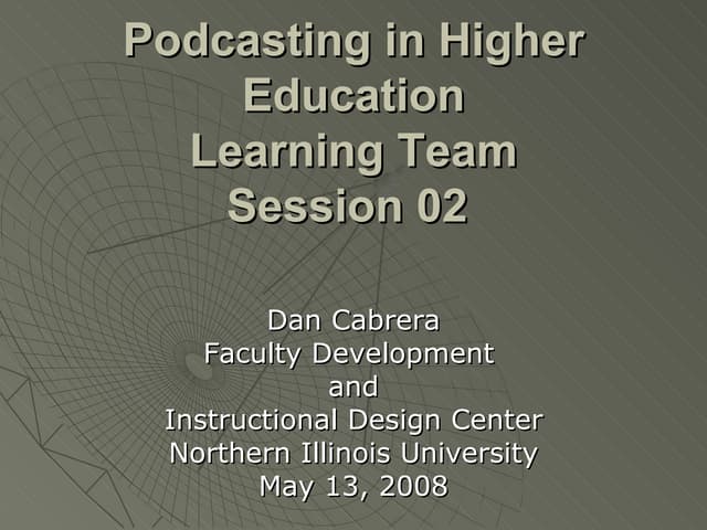 Podcasting In Higher Education002