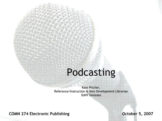 Podcasting