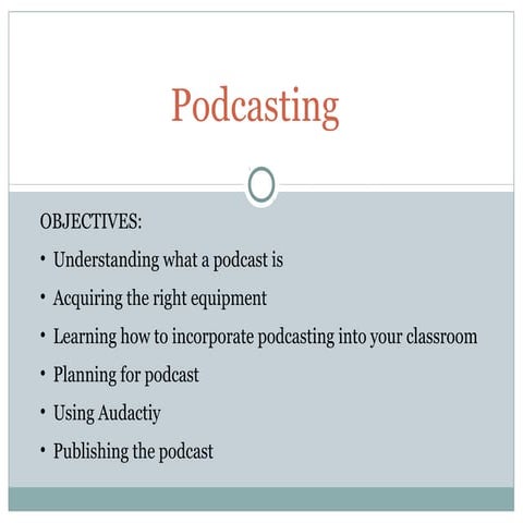 Podcasting 2
