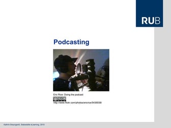 Podcasting 26 10_10
