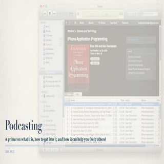Podcasting (Library Science Version)