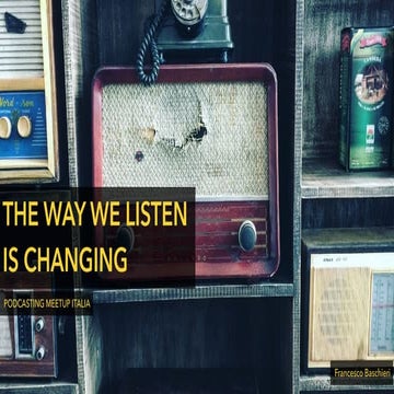 I dati del Podcast in Italia e nel mondo. Spreaker al Podcast Italia Meetup