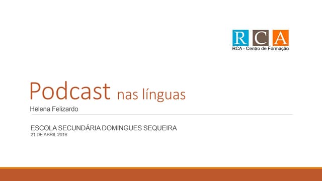 Podcast nas Línguas