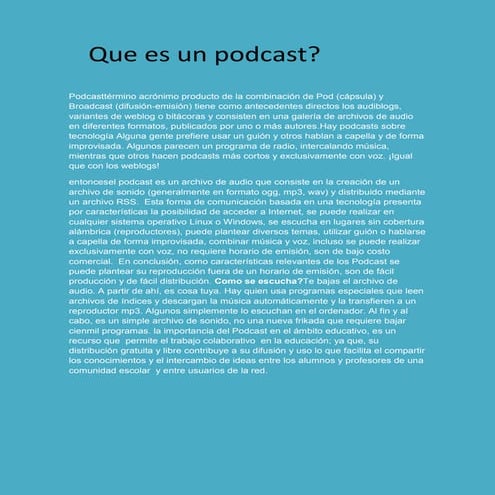 Podcast 