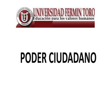 Poder ciudadano
