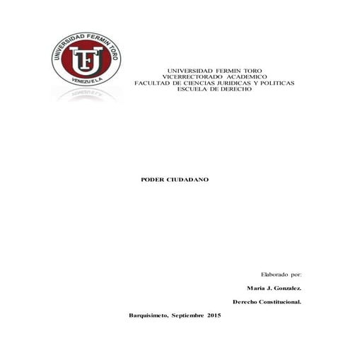 Poder ciudadano administracion del estado.