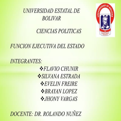 Poder ejecutivo