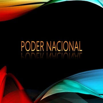 Poder nacional y Potencial nacional | PPTX