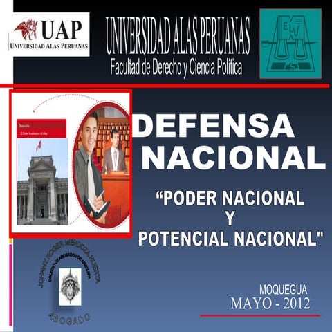 Poder nacional y potencial nacional | PPT