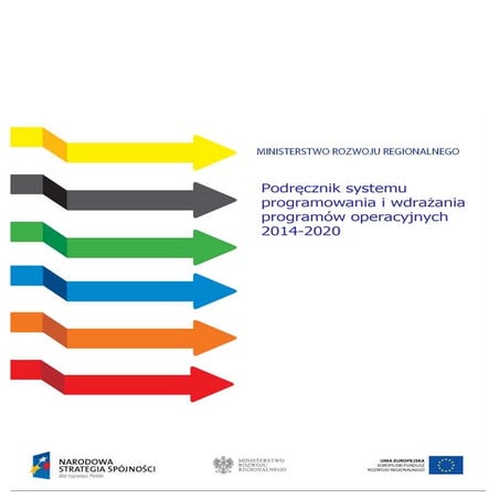 Podręcznik systemu programowania i wdrażania programów operacyjnych 2014-2020