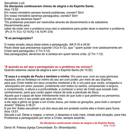 Sacuda o pó | PDF