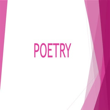 POEM-3.pptx the third power point of Poetry | PPTX