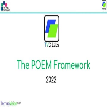POEM Framework 2022