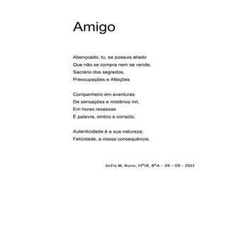 Poema amigo