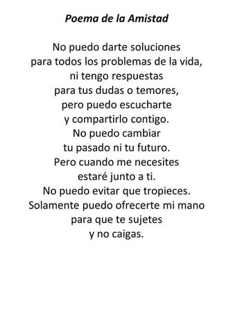 poemas de amigos