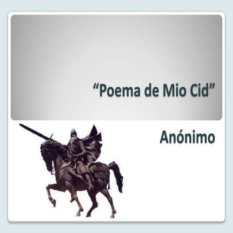 Poema de mio cid