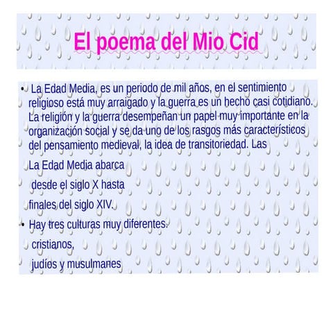 Poema de Mio Cid
