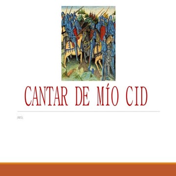 Poema de mío cid