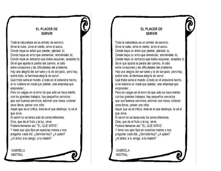 Poema gabriela mistral