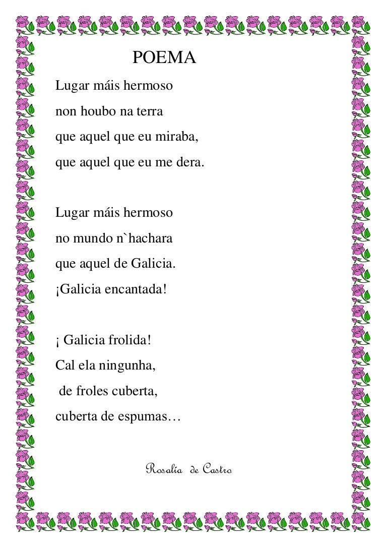 Poemas Rosalía