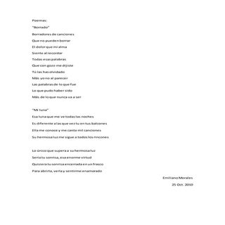 los poemas de un amigo mio x