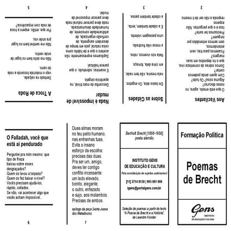 Poemas de Brecht